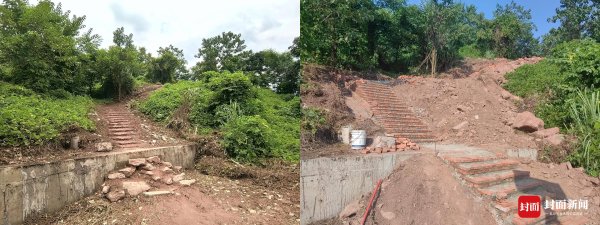倍选网 重庆一小区居民“截弯取直”自发修建土路 职能部门“铺砖+硬化”响应